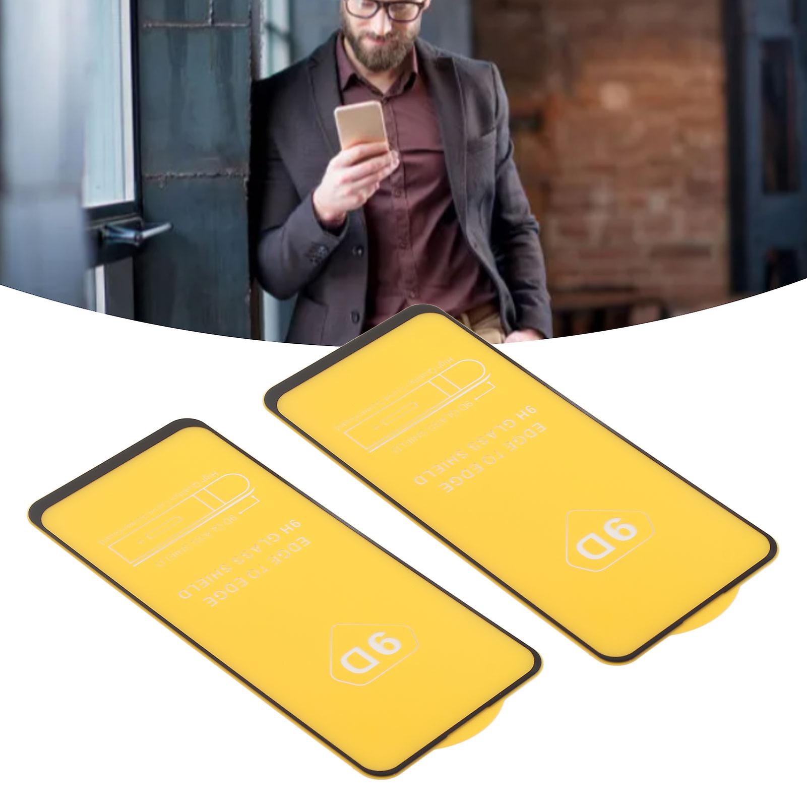 2Pcs 9D Full Screen Silk Printing HD Tempered Glass for Redmi Note 10s