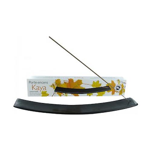 Black Kaya Stone Incense Holder 1 unit