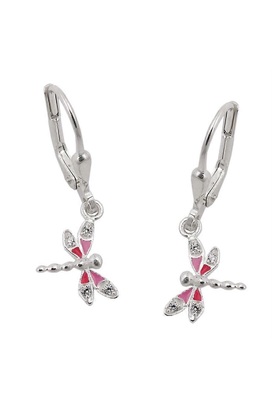 Leverback Earrings Dragon-fly Silver 925 - Gl93481