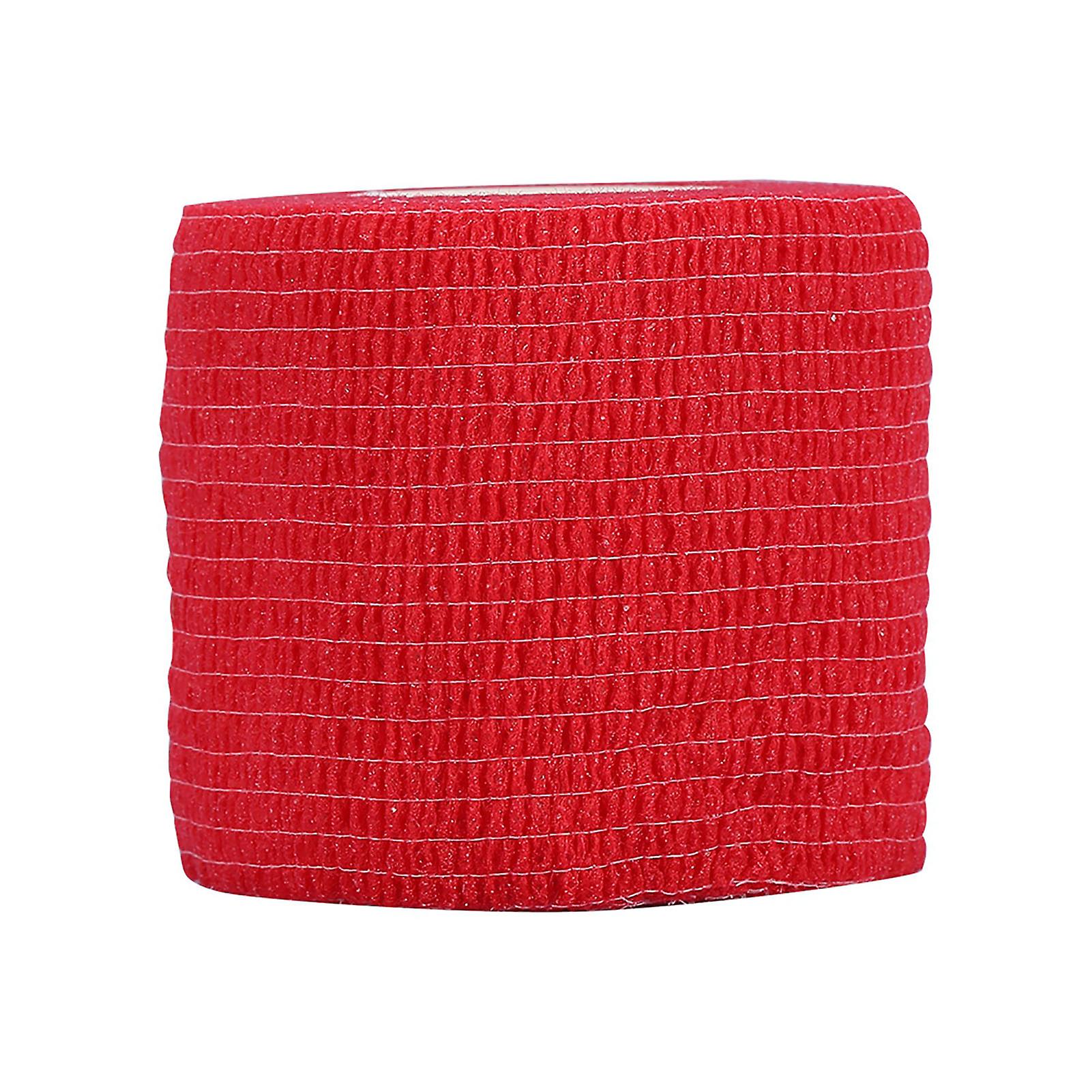 Tattoo Accessory Self Adhesive Elastic Bandage Finger Protection Wrap Sport Tape (Red)