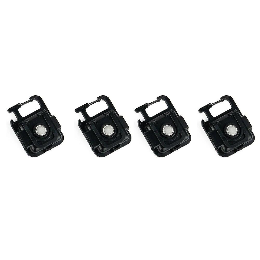 4pcs LED Work Light Multi-function Keychain Flashlight USB Rechargeable Portable Flashlight Outdoor Hiking Torch~4100