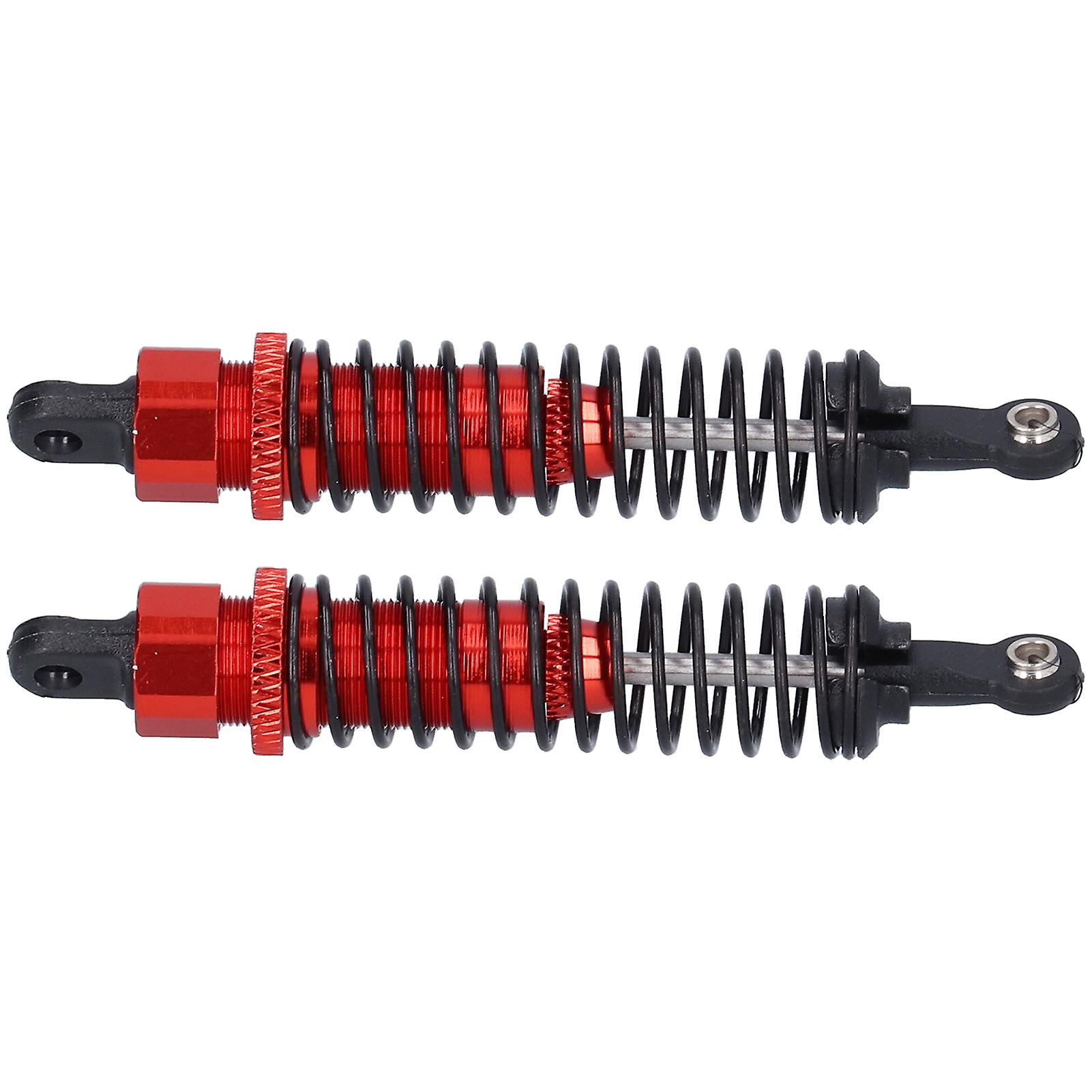 2Pcs 80mm RC Damper Shocks Damper for TRAXXAS SLASH 2WD RC Car Upgrade PartsRed