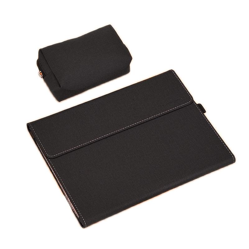 Hülle für Microsoft Surface Pro 8, Farbe: TPU Soft Shell Schwarz mit Netzteil TPU Soft Shell Schwarz W