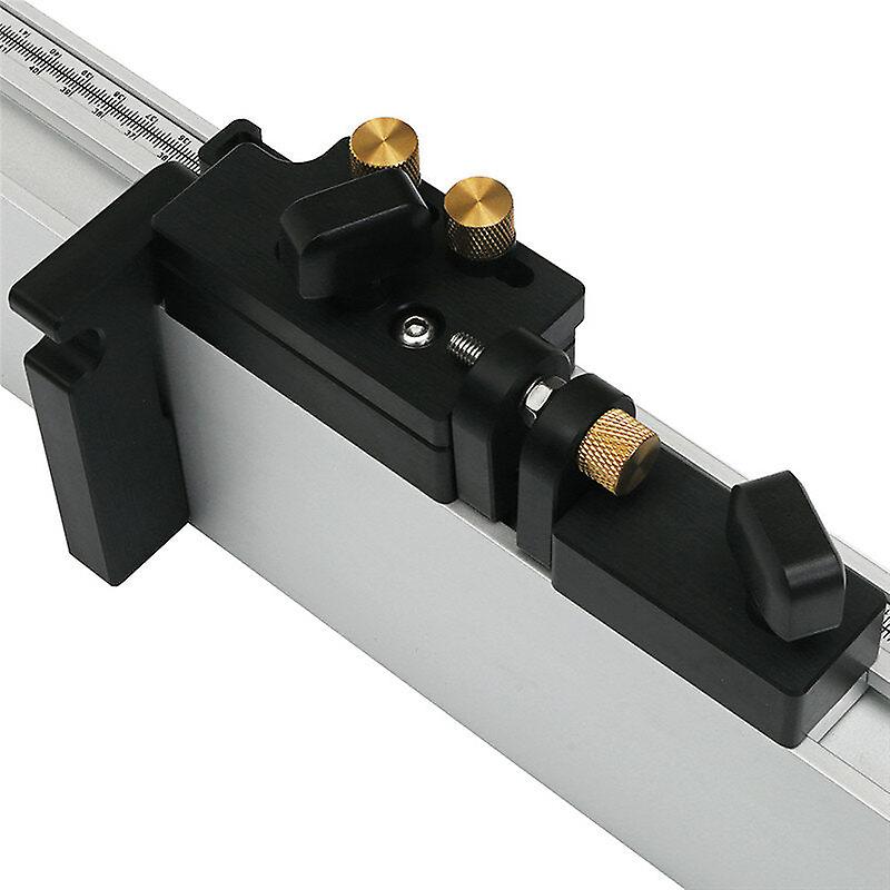 Micro-adjustable Woodworking Tool Flip Stop For T-track Miter Gauge Fence