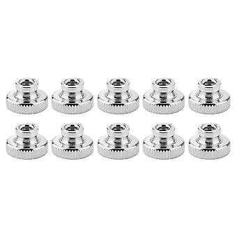 10Pcs M3 304 Stainless Steel Heat Bed Adjustment Screws & Nuts for Makerbot 3D Printer, Durable Leveling Knob Hardware Kit, Easy Install