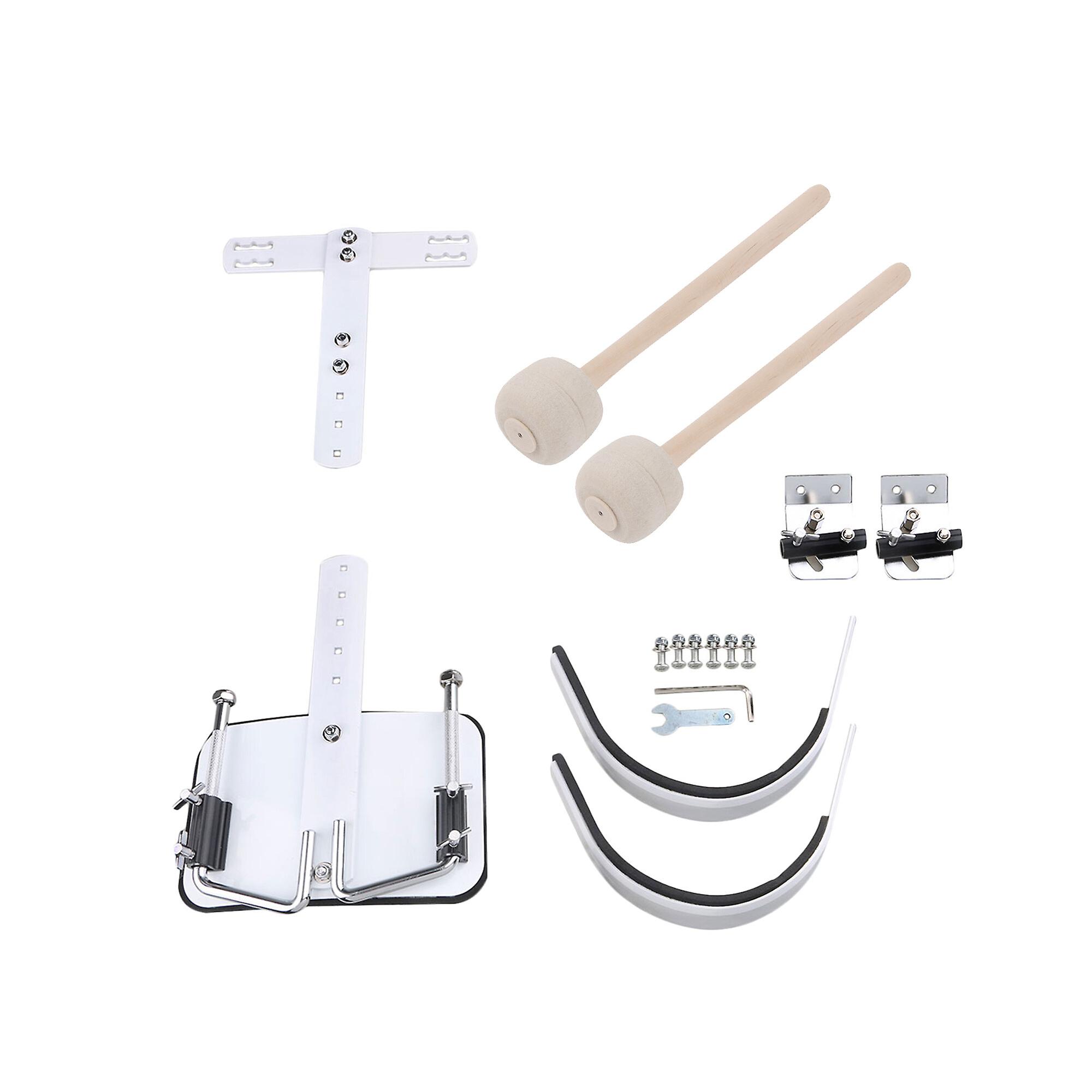 3 x Snare Drum Carrier Harness Carrier Pad with Felt Mallet 13.39Inch Kit
