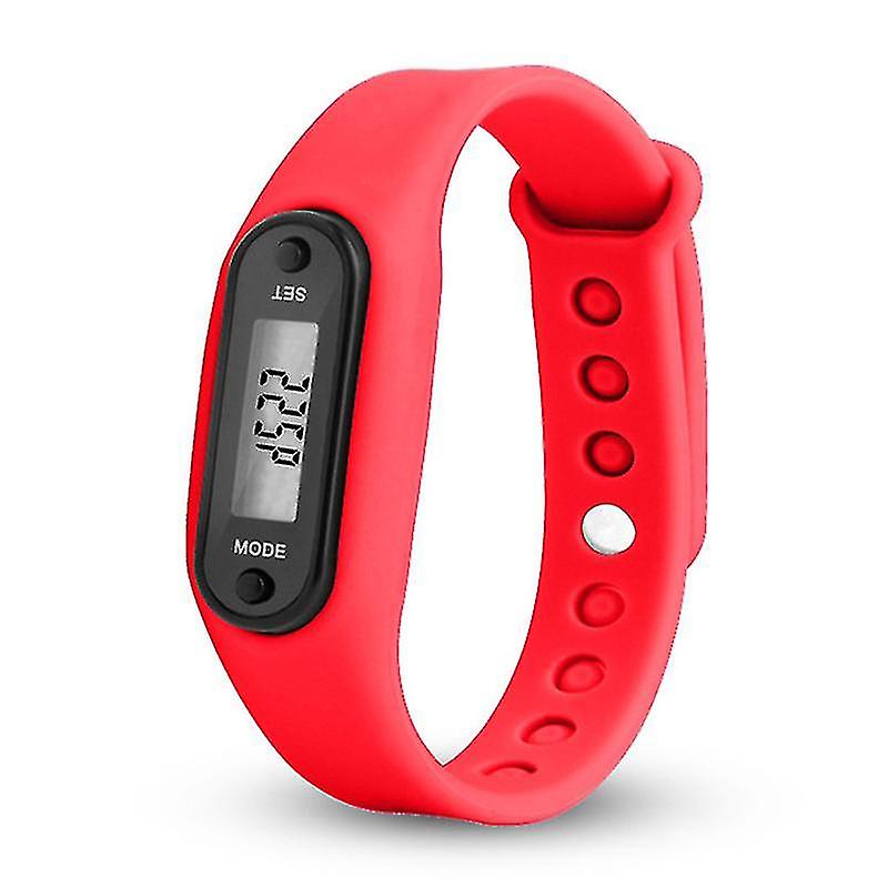 خطوة العد النشاط المقتفي اللياقة البدنية الرياضة ووتش المعصم عداد الخطى LCD الكبار كيد - يا