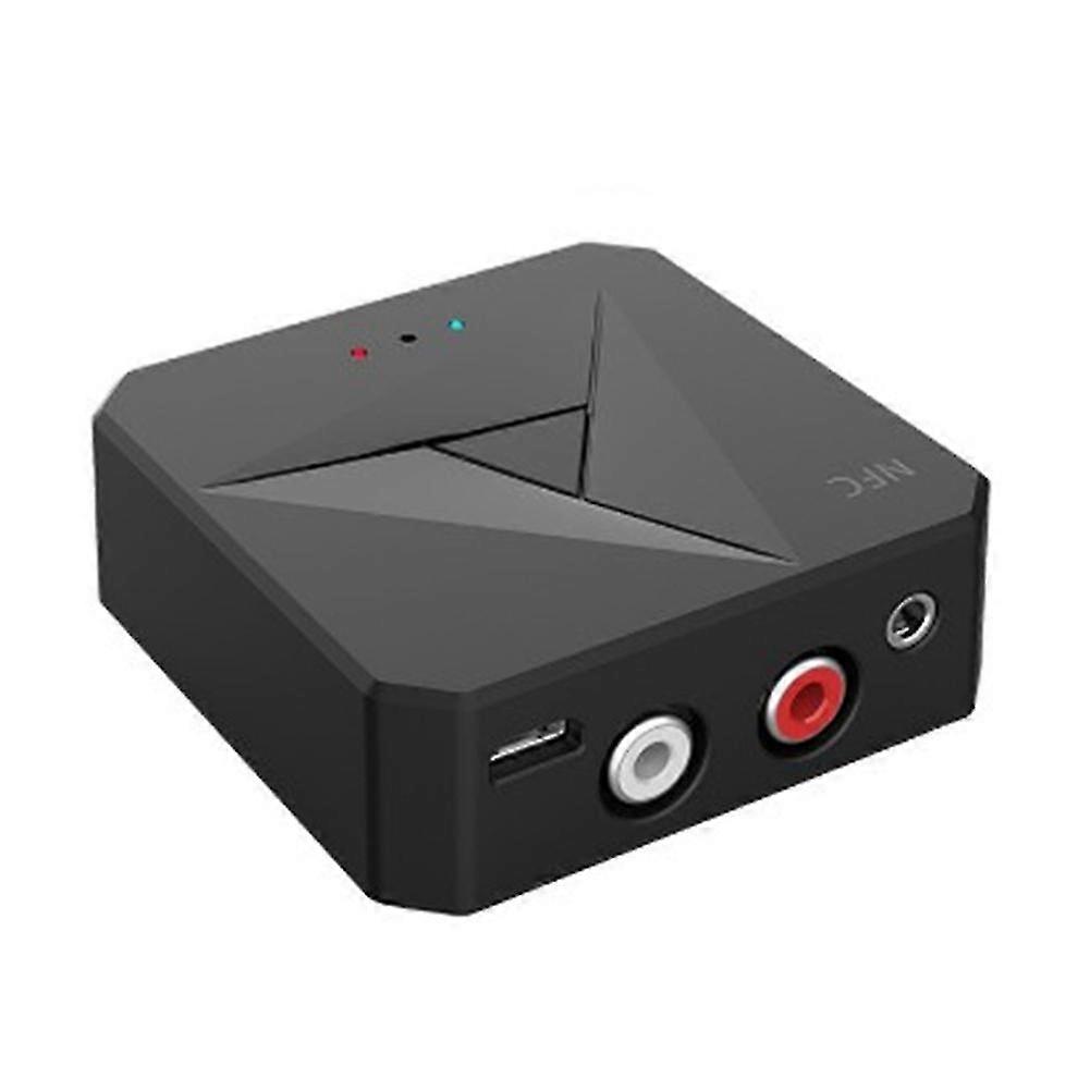 2 In 1 Bluetooth-compatible 5.0 Receiving Transmitting Car 3.5AUX RCA Phone NFC Adapter