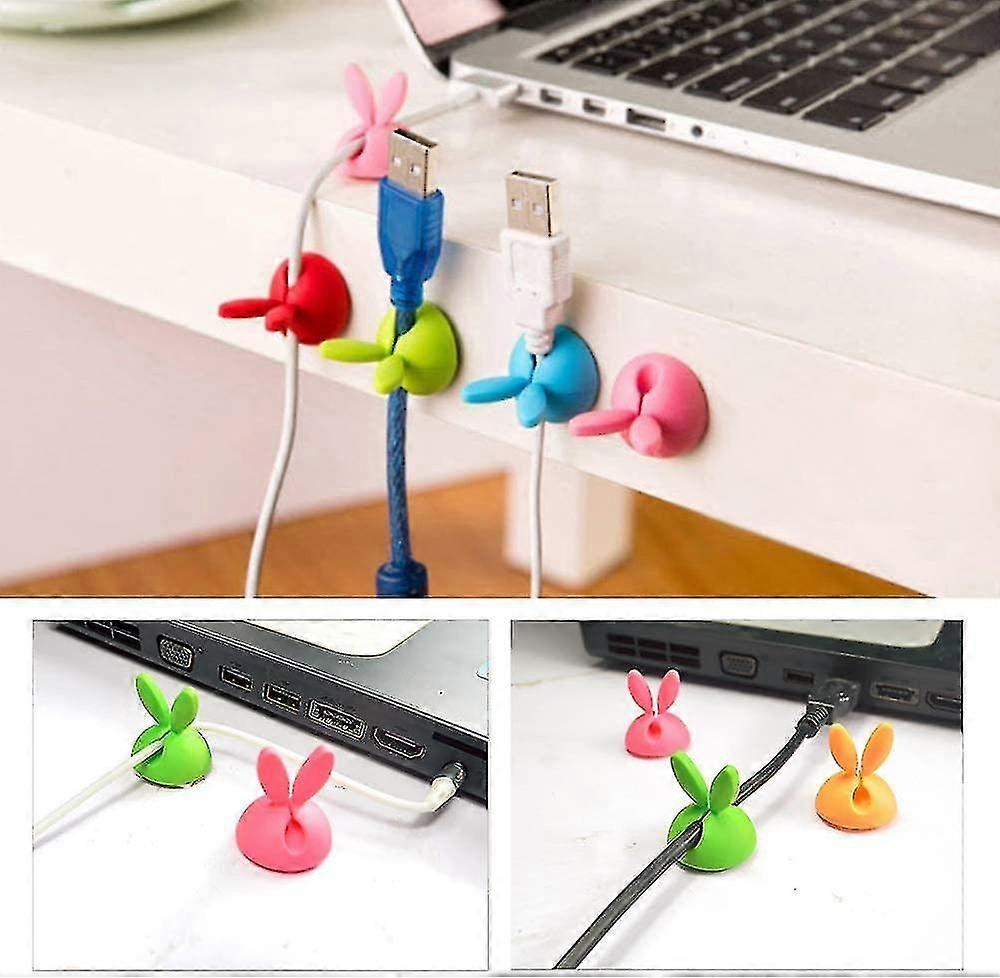 Cable Clips (8 Pack), Cable Clip Cord Organizer, Wire Holder For Table