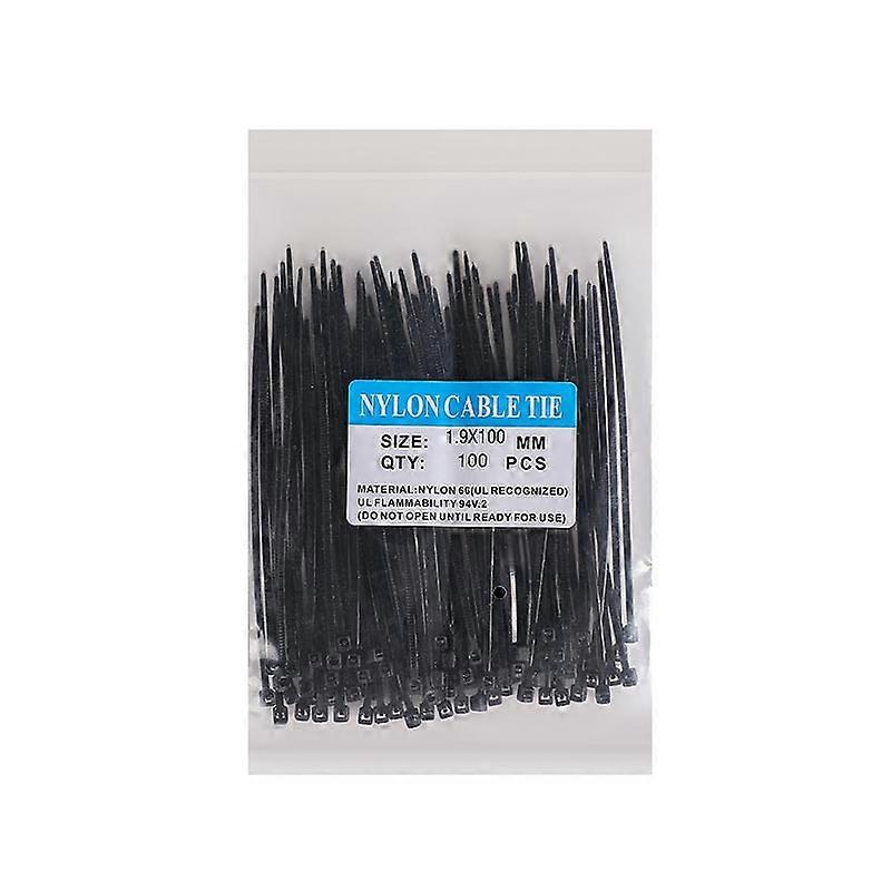 Black White Zip Ties, Assorted Sizes 4 Inch, 6 Inch, 8 Inch,12 Inch, Cable Zip Ties, Multi-Purpose Self-Locking Nylon Cable Ties Cord Organize Ties, P