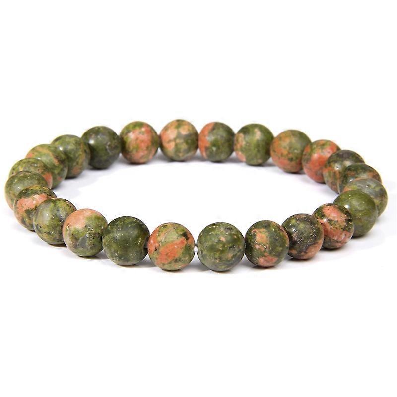 Bracelet-Matte Mosaic Green Bracelet-Unique Texture