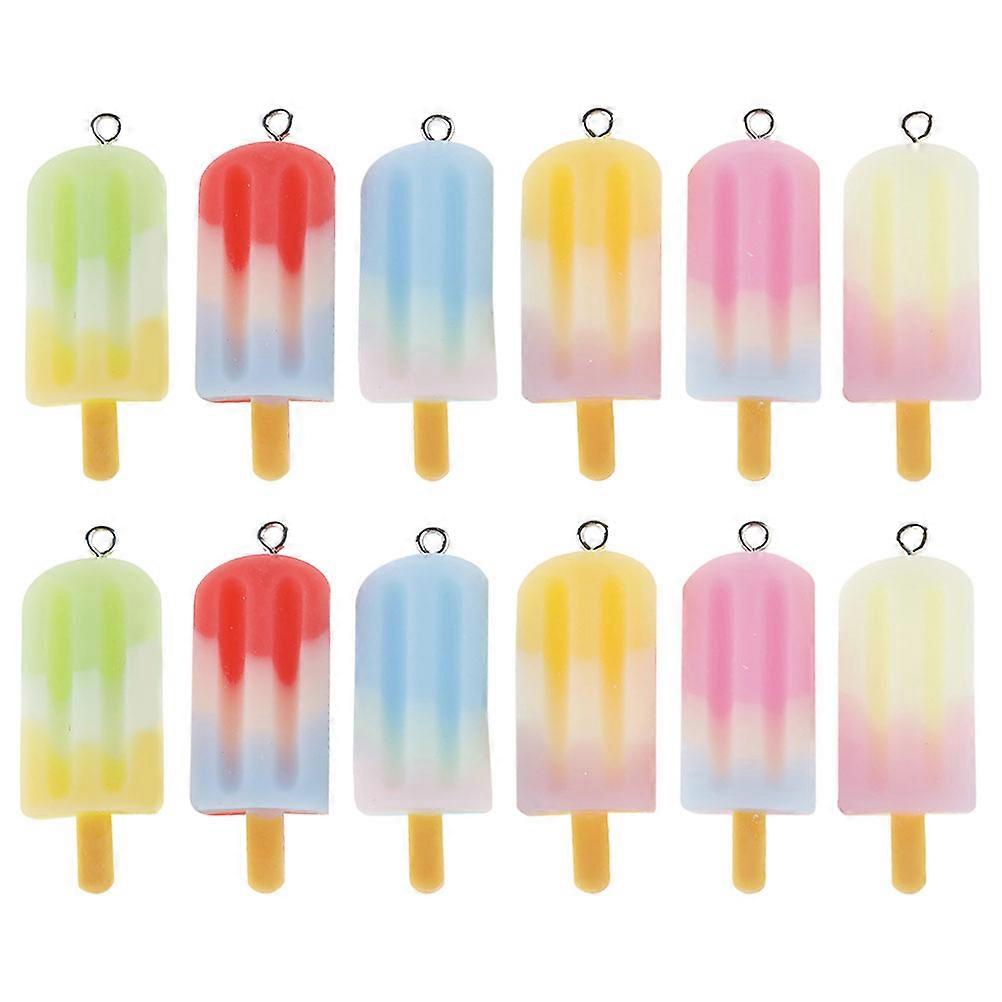 20 kpl Charm Holder Kaulakoru Jäätelö Charms Riipukset Jäätelö Korvakorut Charm Resin Ice Charm rannekoru Välihelmet