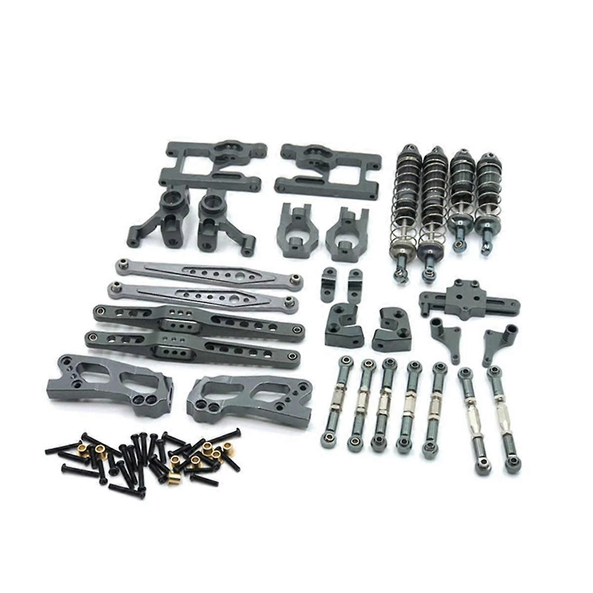 For Weili 12427 12428 12423 Remote Control Car Spare Parts Metal Upgrade and Modification ,Titanium Color