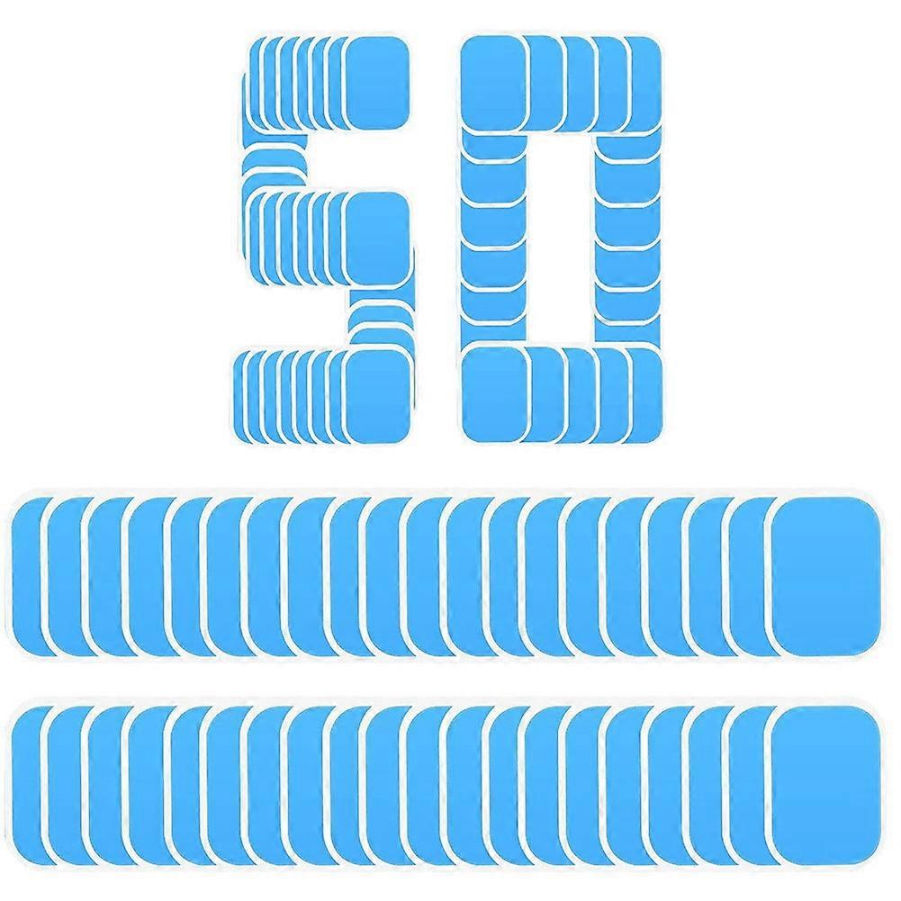 50 Pcs Pads Abs Trainer Replacement Gel Sheet for EMS AB Trainer, Waist Trimmer Belt, ABS Toner Body Muscle Trainer SP4