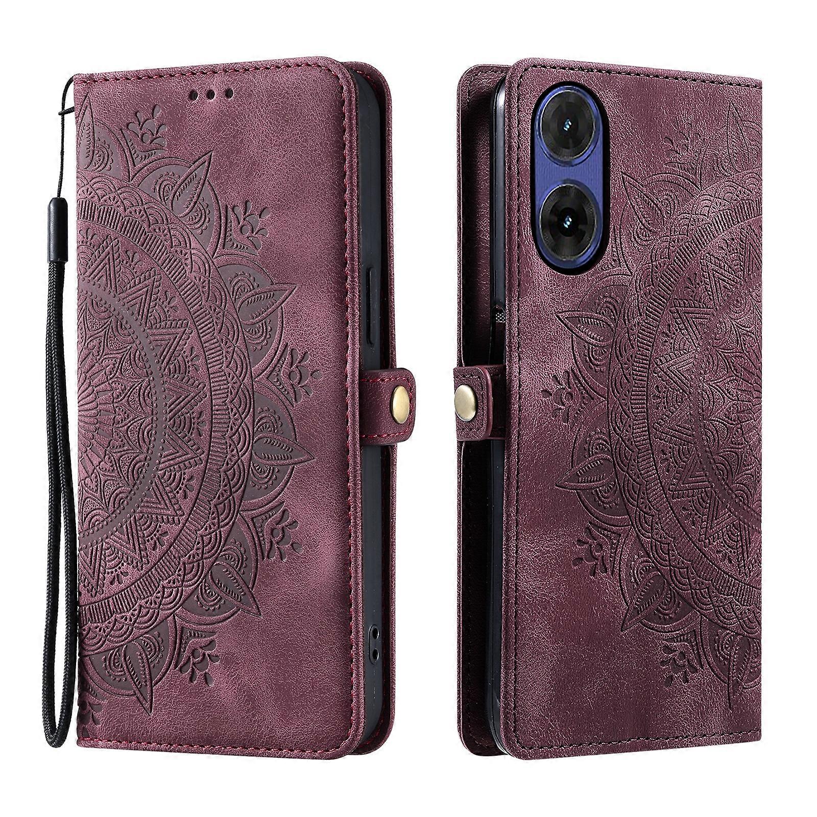 Leather Case For Motorola Moto G85