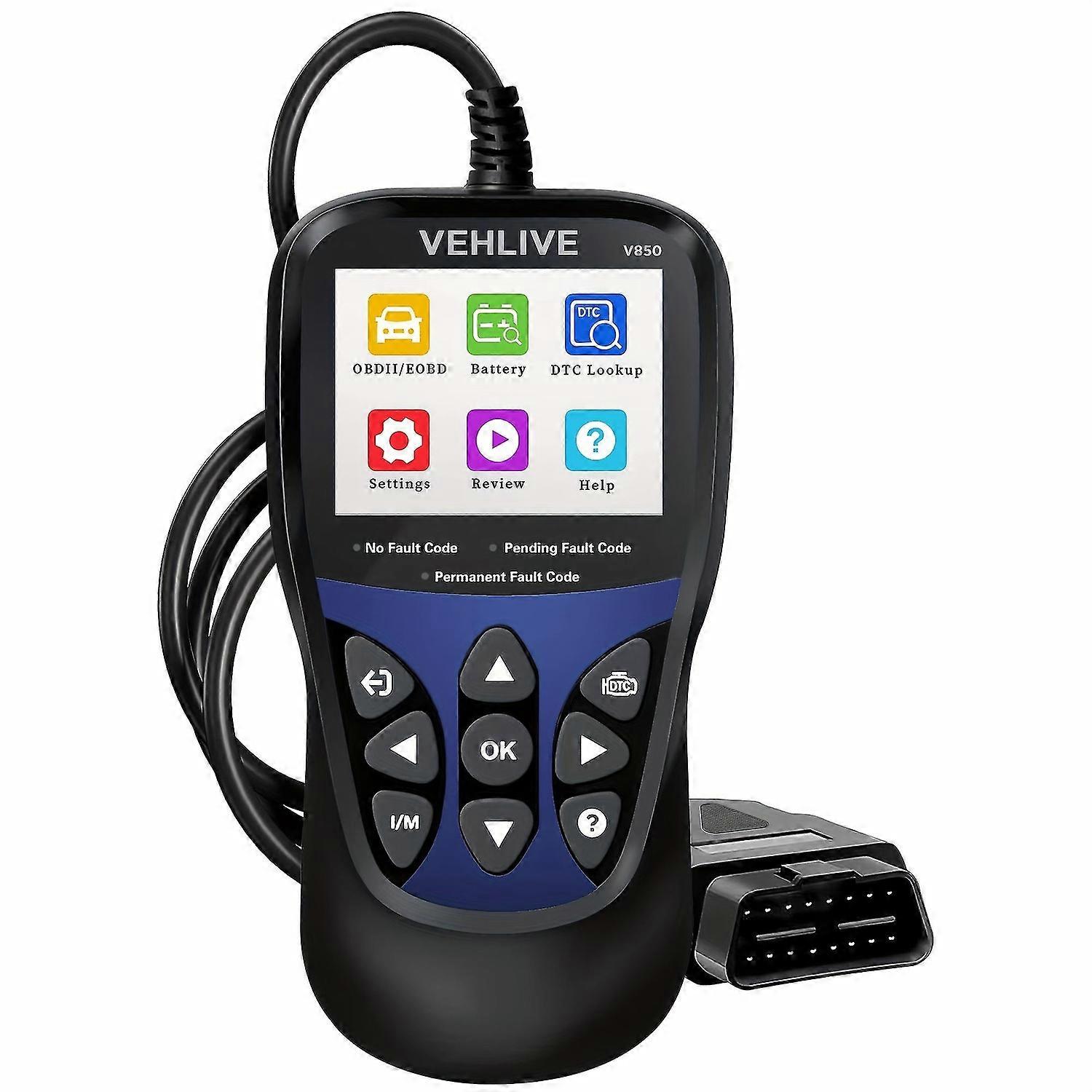 Professional OBD2 Scanner Diagnostic Tool Enhanced Check Engine Code Reader With Reset OBDII/EOBD Ca