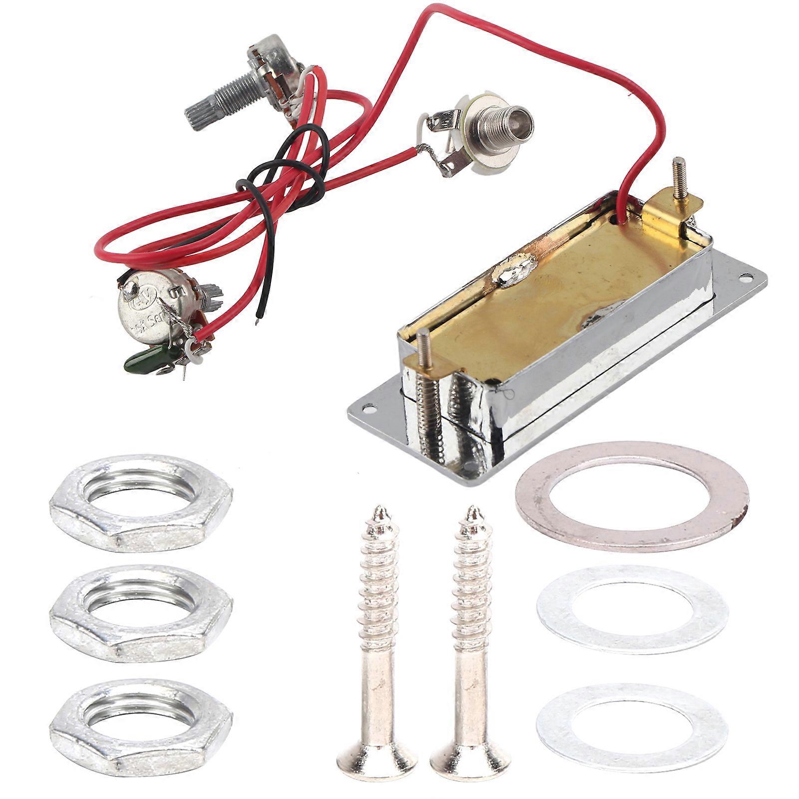 Electric Guitar Double Coil Pickup with Harness 1V1T Control Output with Volume Tone Pots
