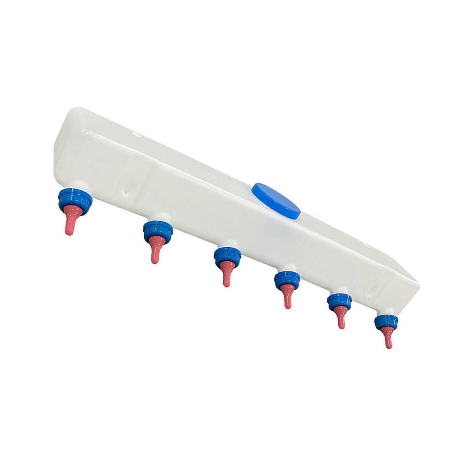 Lamb Feed Bottle for Farm Reusable Lamb Feeding Supplies for Puppy Piglet 6 Nipple