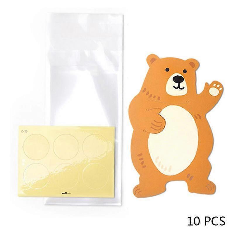 Cute Three-dimensional Cartoon Animal Candy Biscuit Packaging Bag