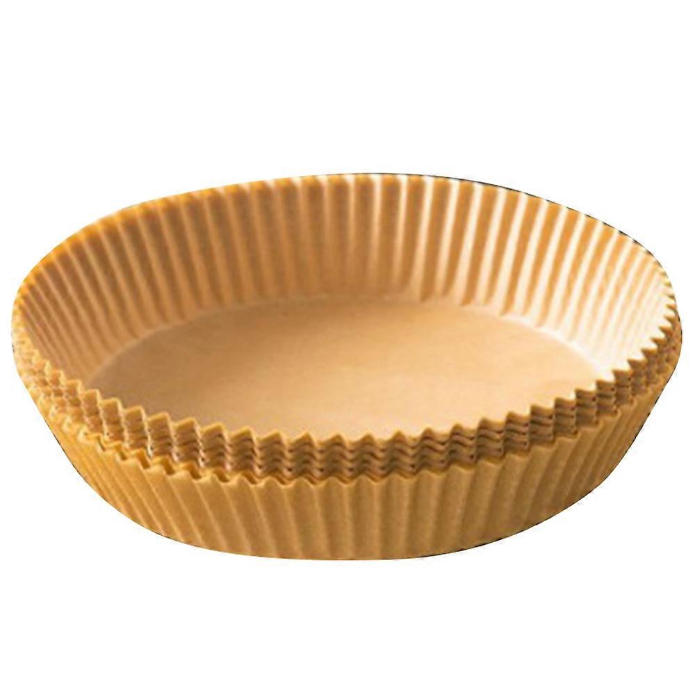 50Pcs Air Fryer Parchment Paper Liners Non-Stick Disposable Liners Basket Unperforated Round Parchm