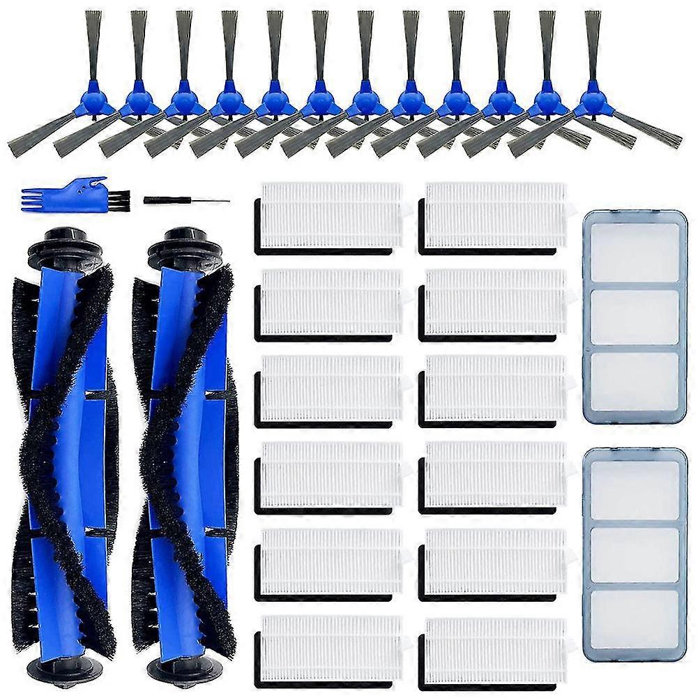 30 Pack Replacement Part Accessories For Robovac 11s, 15t, 30, 30c, 15c, 12, 25c, 35c Robotic Vacuu