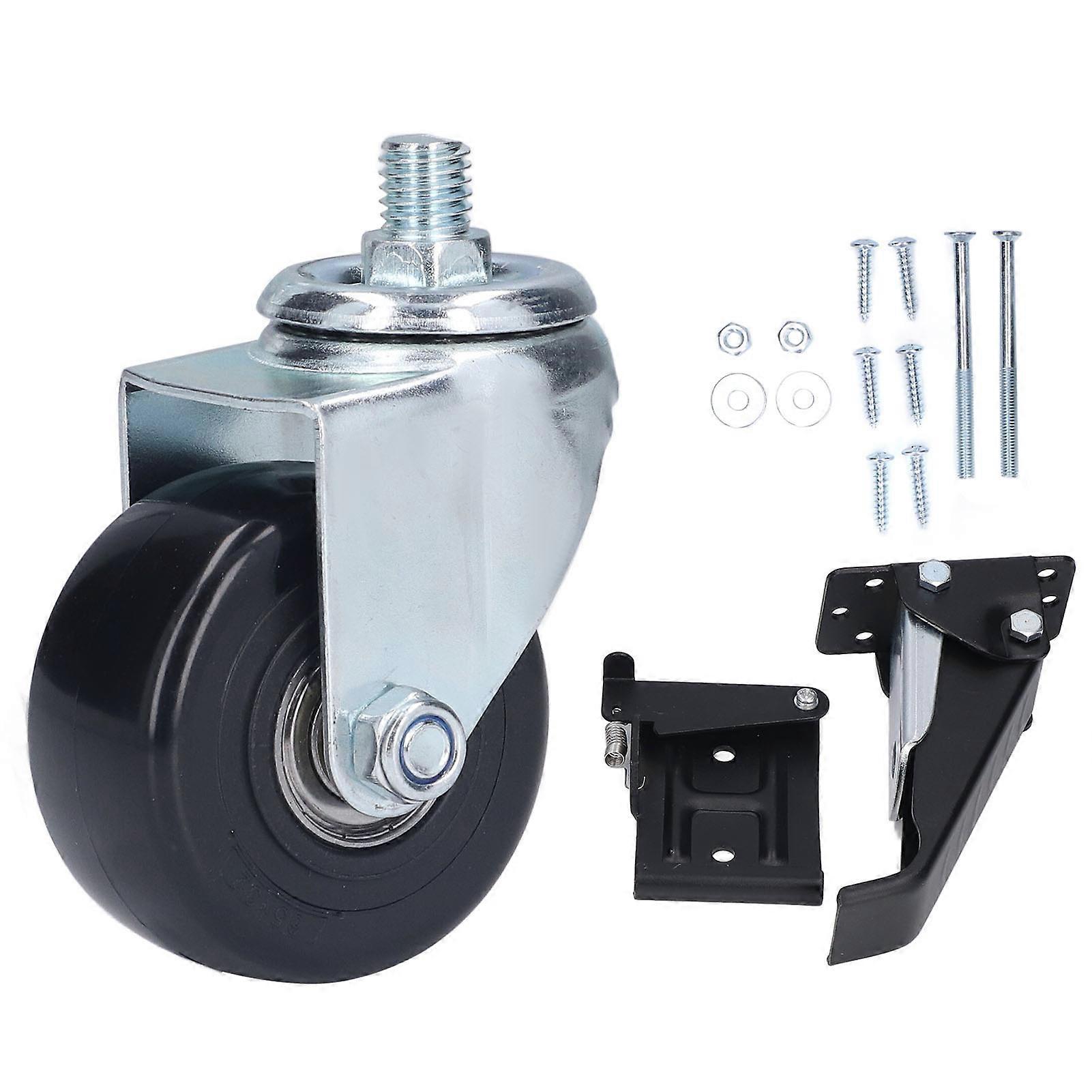 Swivel Casters Polypropylene 360 Non Noise Caster Wheels with Mounting Board for Furniture 65mm