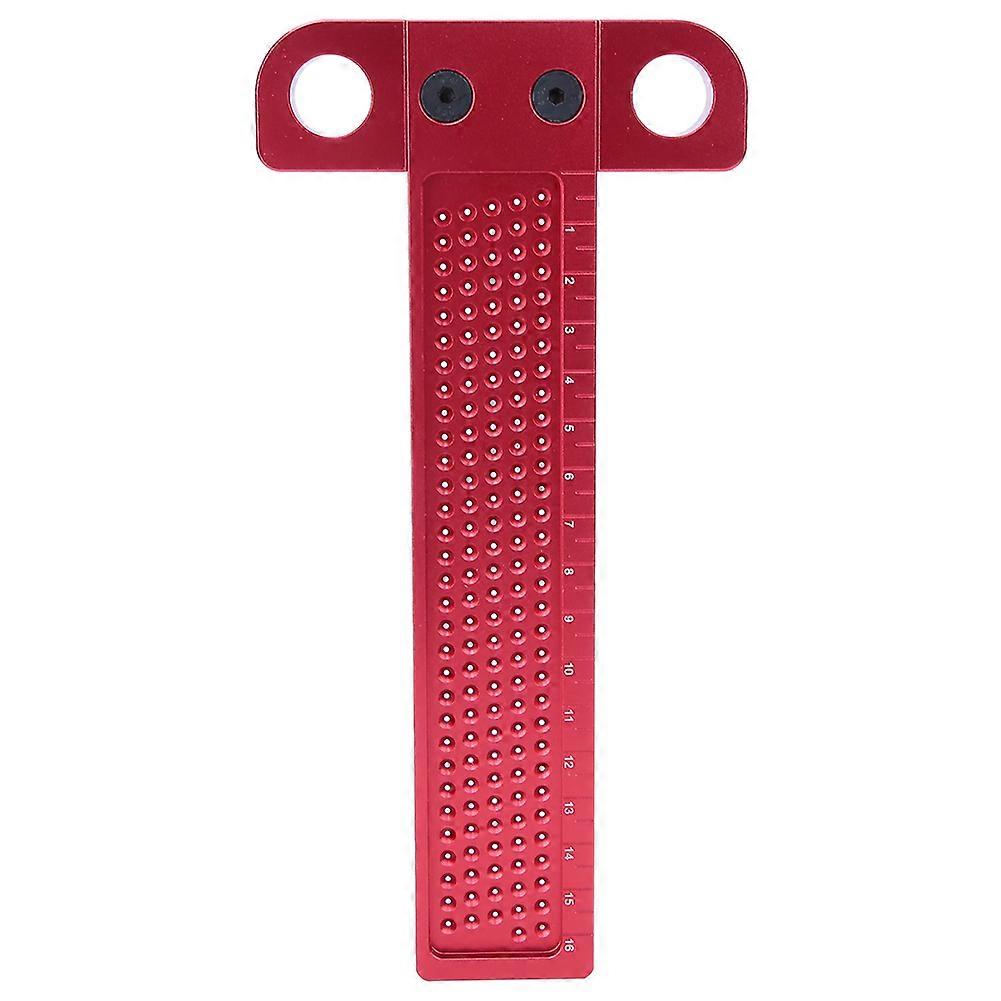 Regla de trazado de carpintería tipo T Herramienta de marcado de carpintero (Estilo A)