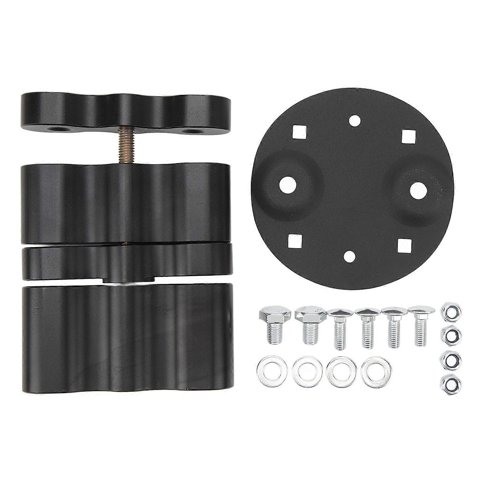 パックマウント延長パック ブラックアルマイト加工アルミ製ガス缶マウント ダブルロックマウント 1.75ガロンガスタンク用