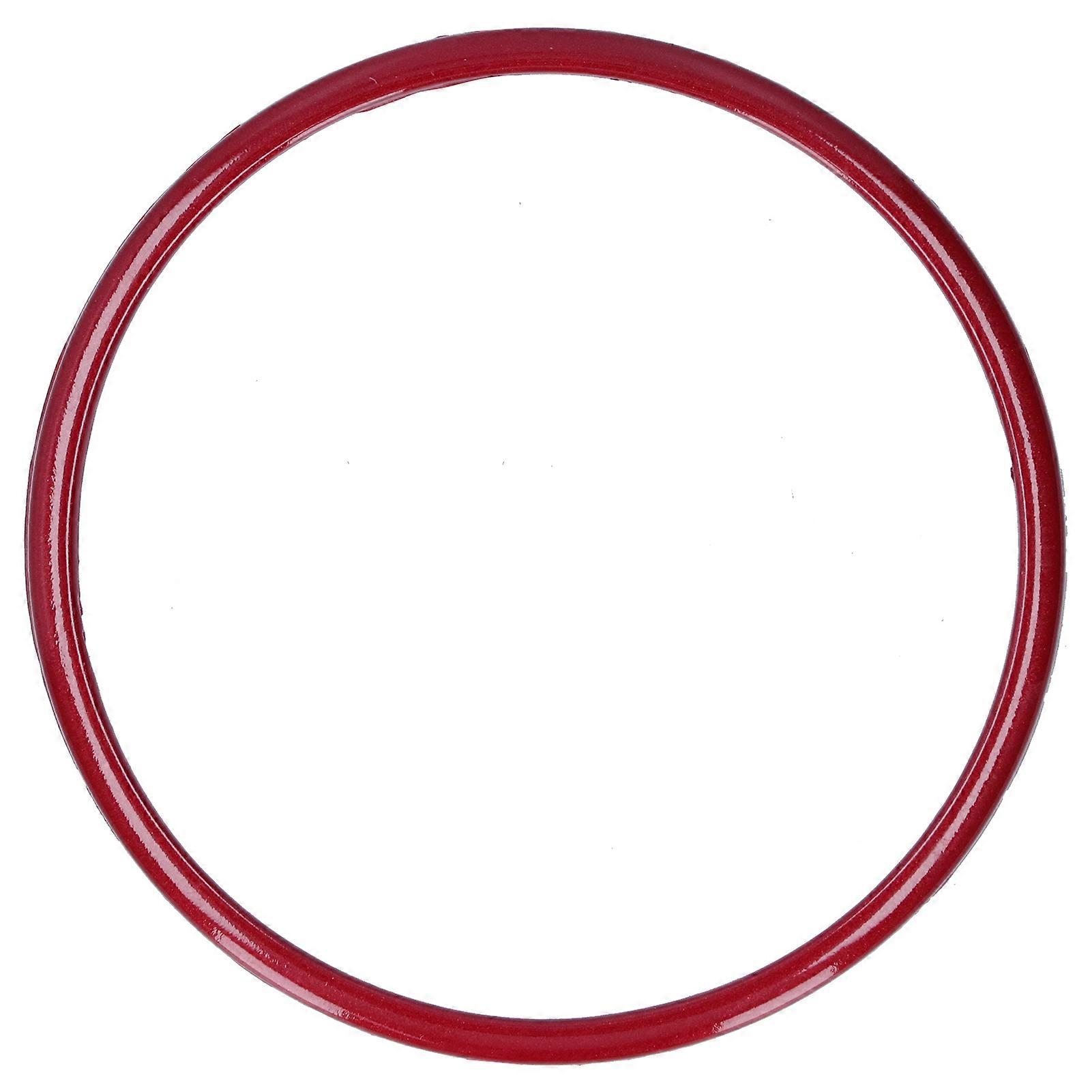 غطاء لوحة عجلة القيادة تقليم الترتر حلقة ملصق دائرية يصلح لمازدا 3 / أكسيلا 2020أحمر