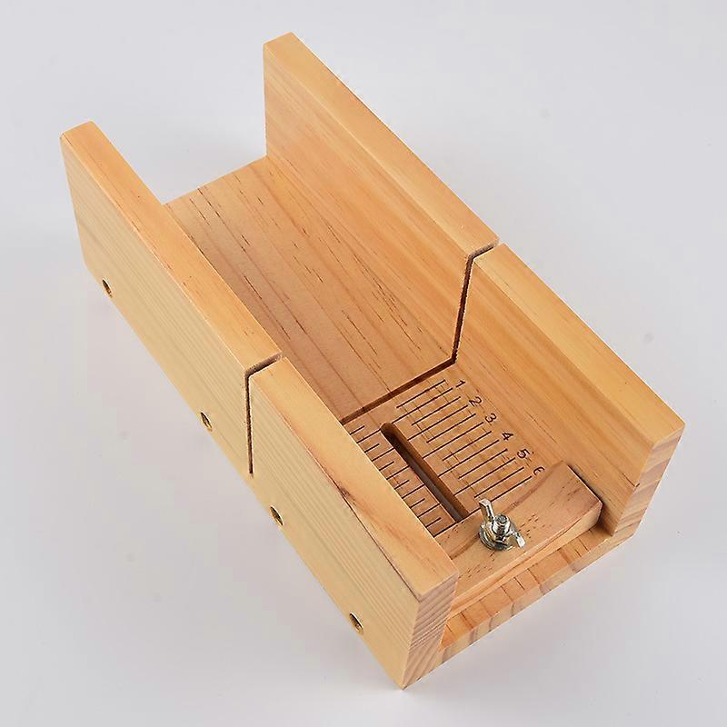 Handmade Diy Soap Cutting Tool  Rubber Wood Adjustable Soap Cutting Device  Simple Soap Making Fixed Support Supplies