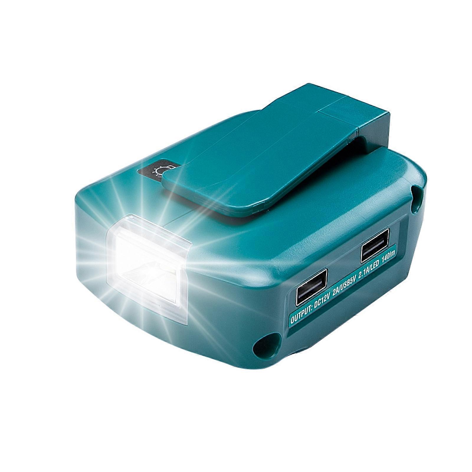 USB Battery Power Source Charger LED Adapter For Makita 18V Li-ion Battery