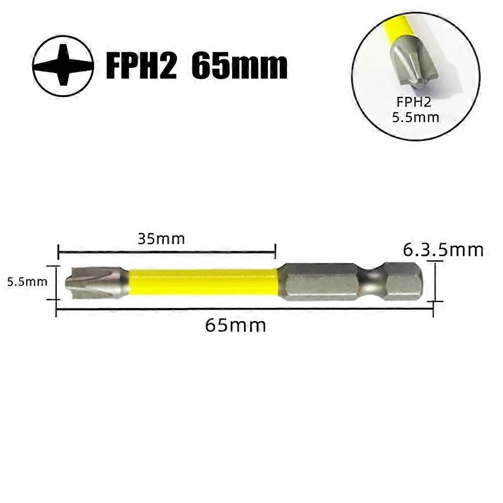 1/2pcs 65/110mm Magnetic Special Slotted Cross Screwdriver Bit For Electrician FPH2 For Socket Switch Hand Tools