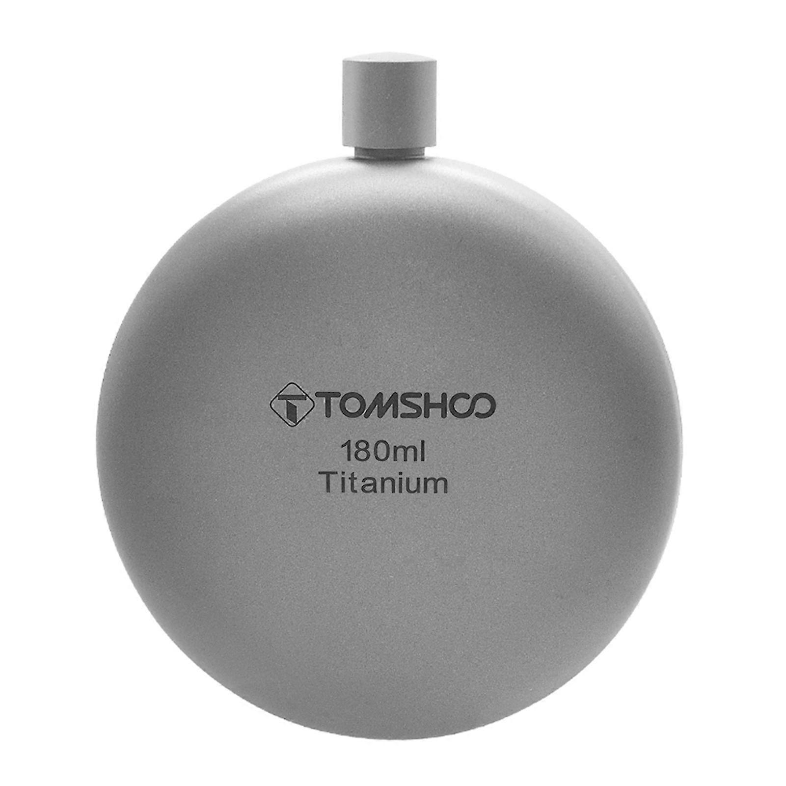 150ml/180ml Titanium Flask Alcohol Whisky Wine Flask for Outdoor Camping Backpacking Travel Picnic