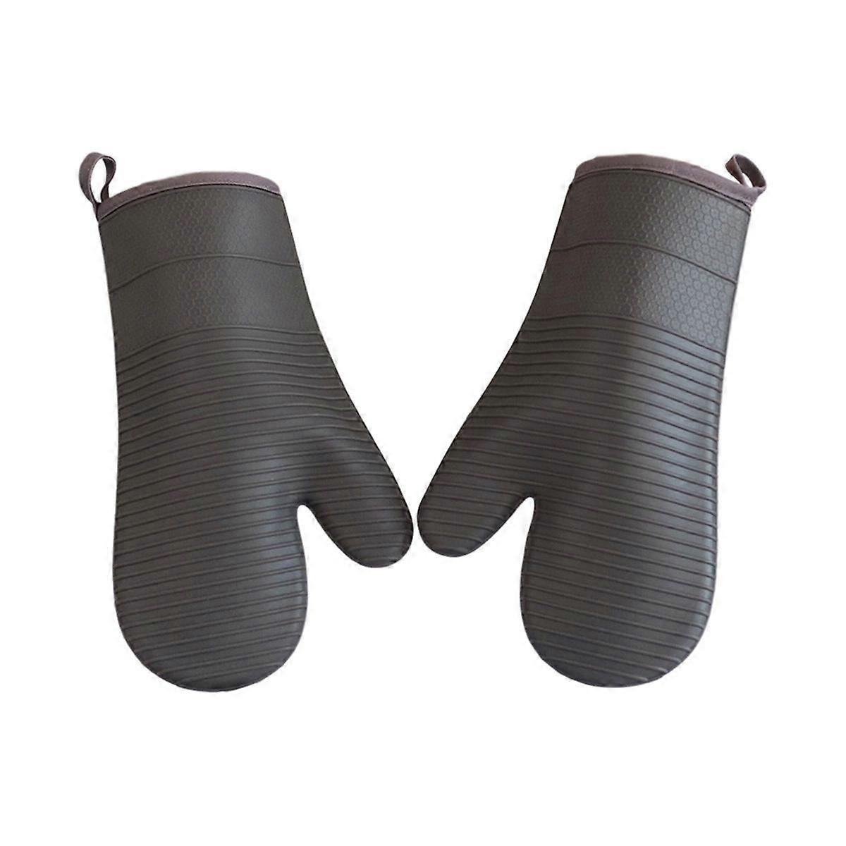 High Temperature Resistant Silicone Insulation Gloves Anti-Scalding Microwave Gloves Thickened Baki