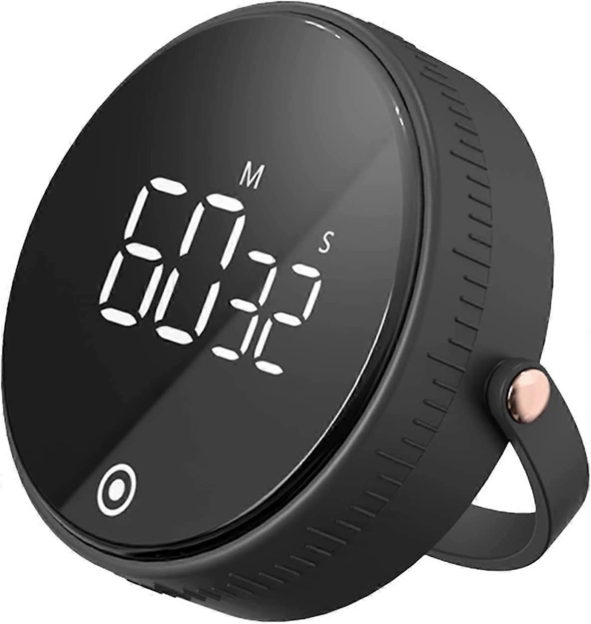 Magnet Kitchen Timer 99-Minute Digital Count Up & Countdown Timers Adjustable Angle Loud Alarm Desktop & Hanging Cooking Timer Clock for Time Manageme