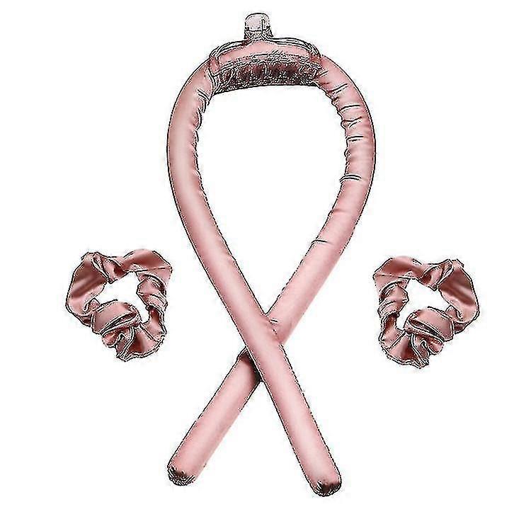 Varilla de rizado sin calor Diadema-rosa