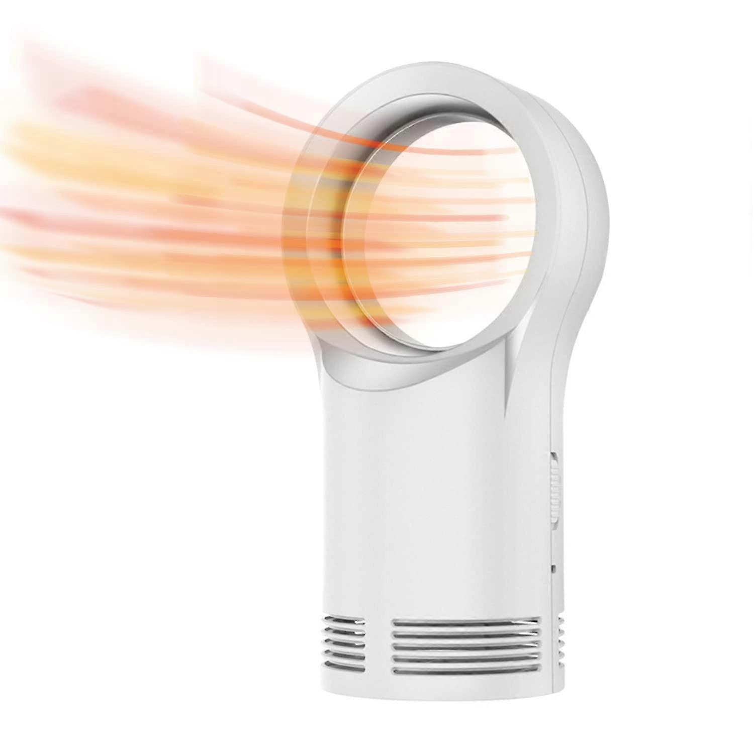 400W Mini Energy Efficient Ceramic Fan Heater,3 Seconds Heating(White)