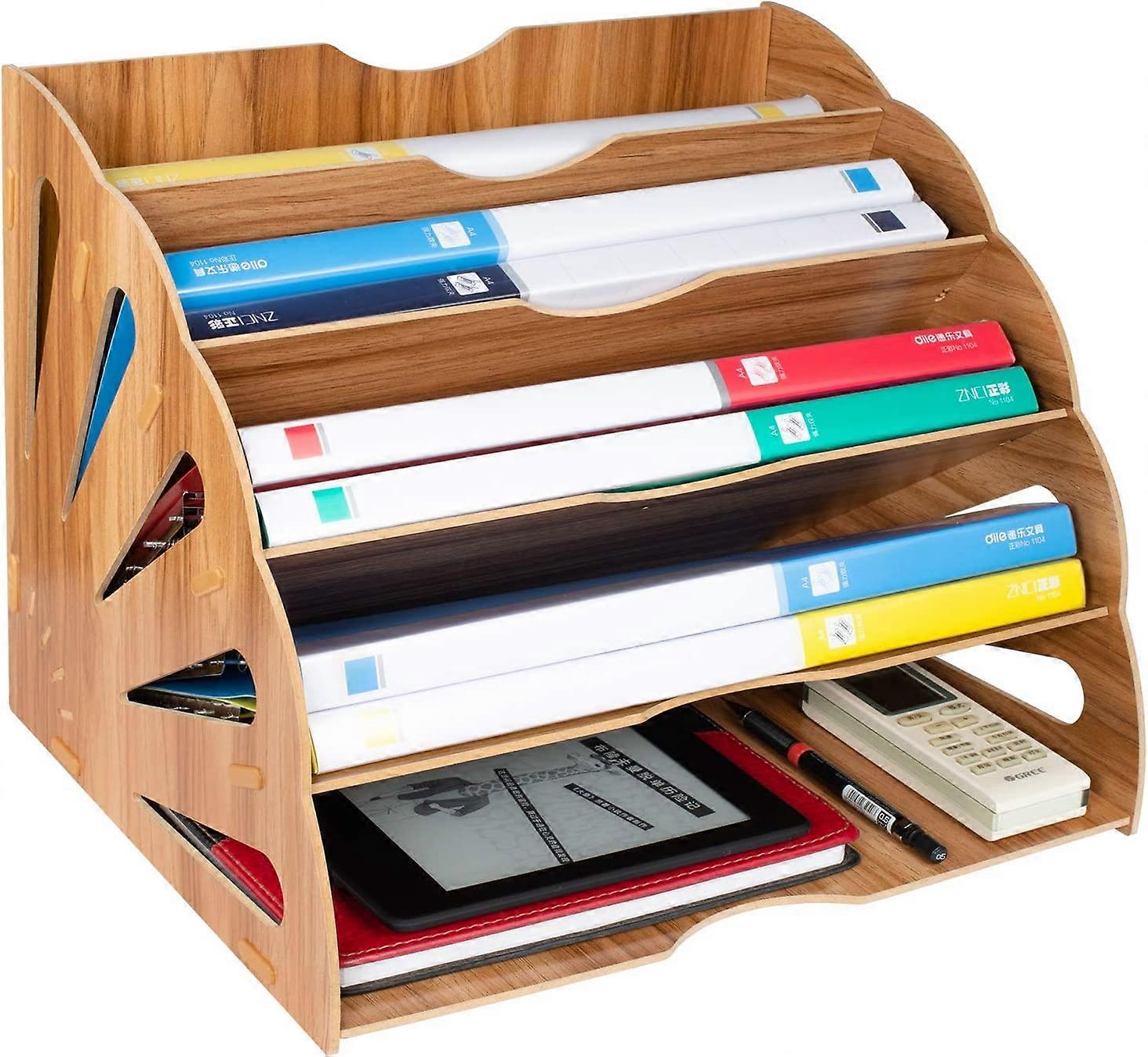 File Organizer,Wooden File Sorter(34*28*28cm)