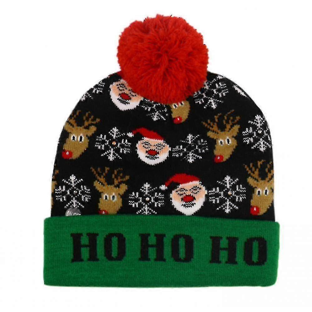 (deerman)led Knitted Hat, Warm Hat, Man, R For Tree