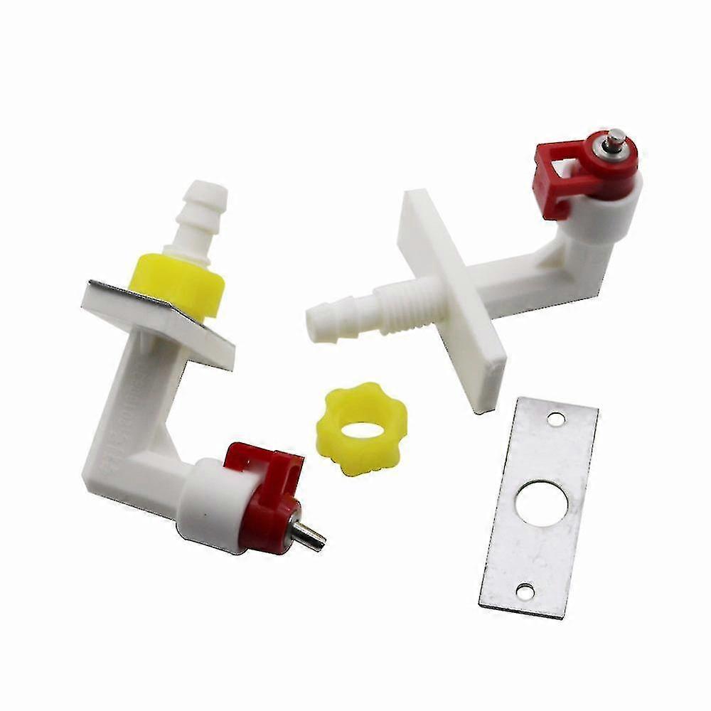 2 Pcs L-type Rabbit Automatic Drinking Tank With A Ball-type Drinking Dispenser