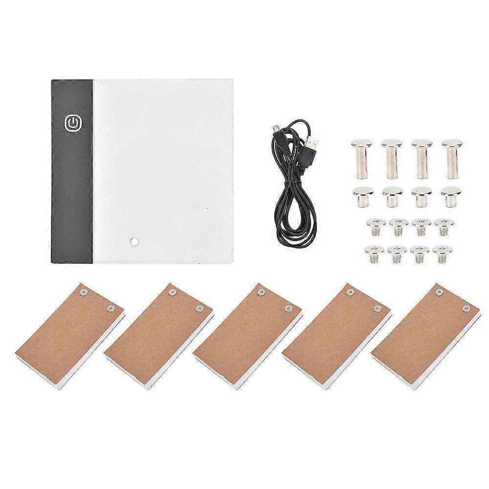 A5 Ultra Dunne LED Lichtbak Digitale Tablet Draagbare Kinderen Traceren TekenblokUSB
