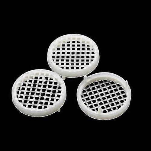 50pcs Plastic Cage Bee Tools Round Prison Wang King White