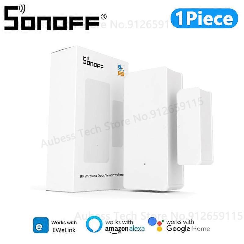 SONOFF DW2 RF Wireless Door Window Sensor Detector Door Opening Sensor eWeLink App Smart Home Security Alexa Assistant