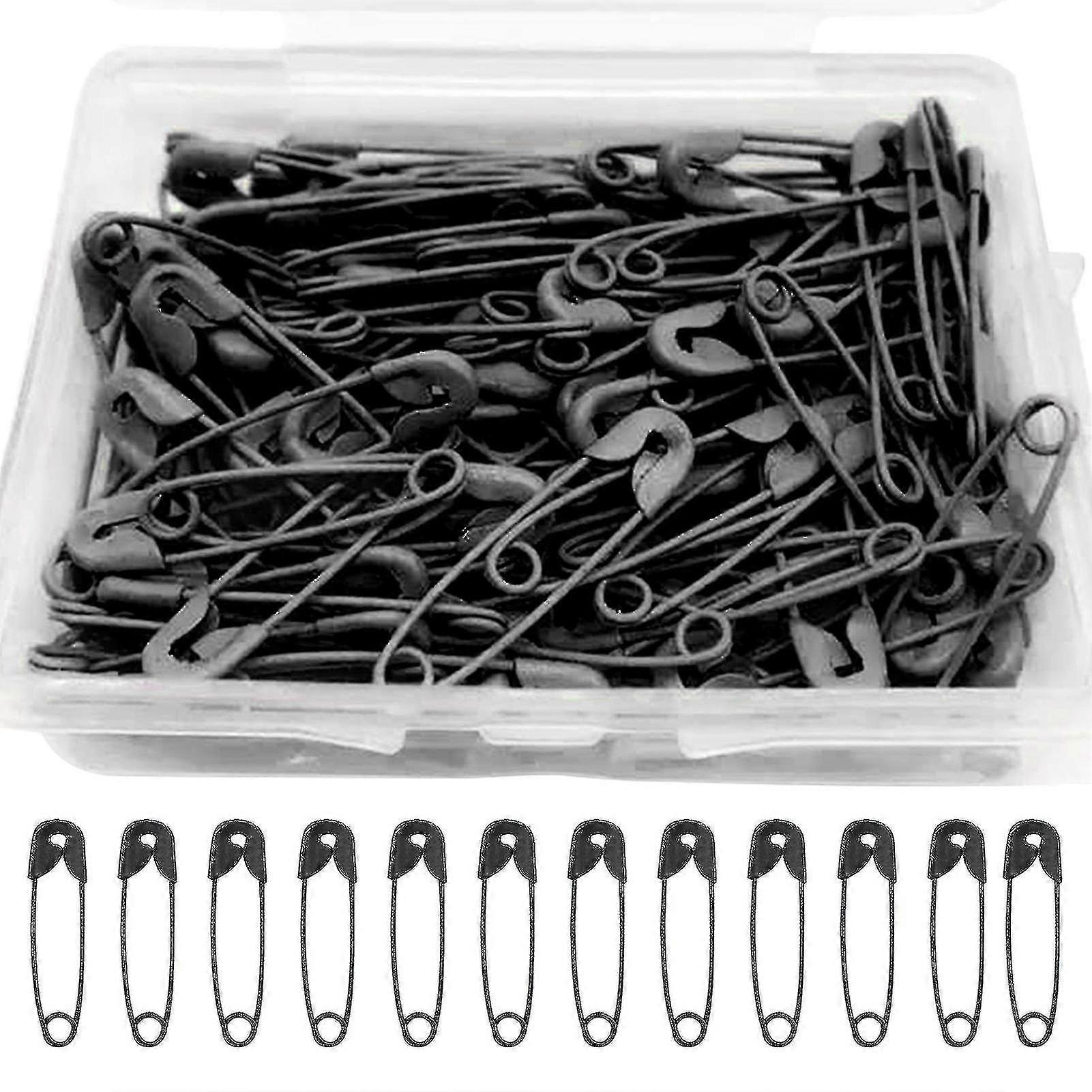 150pcs 19mm Portable With Storage Box Safety Pin Assorted Rustproof For Clothes