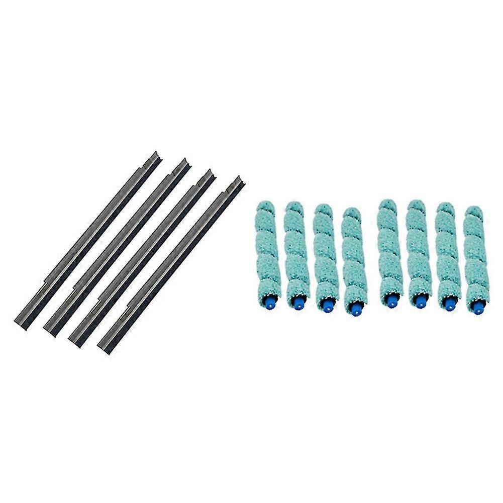 Floor Washing Robotic Cleaner Main Brush & Scraper Replacement