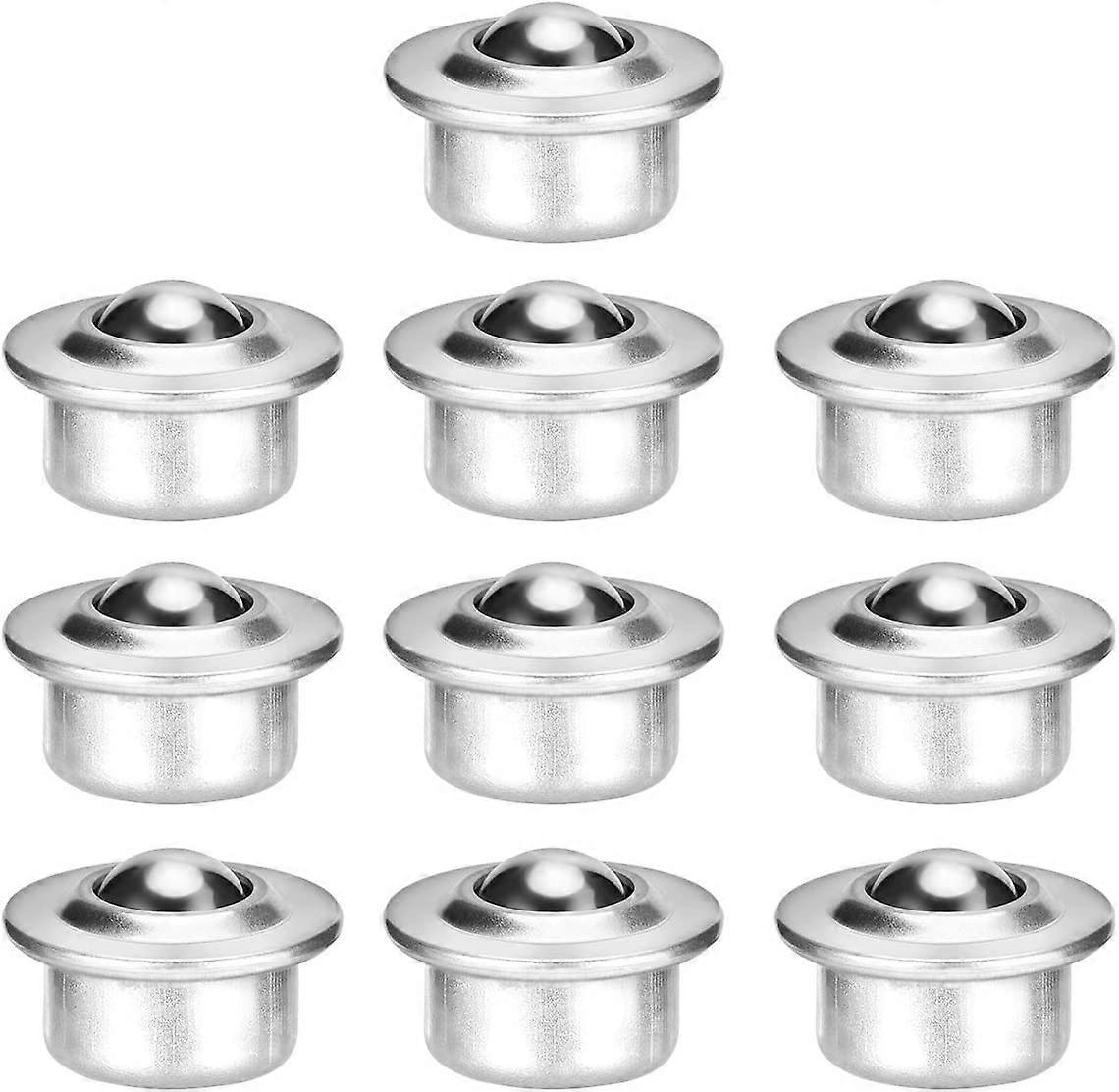10 Pcs Ball Transfer Unit Ball Bearing Ball Transfer Ball Bearing Transfer Bearing Small Nylon Ball Transfer Unit Flat Ball Roller Ball Transfer Units