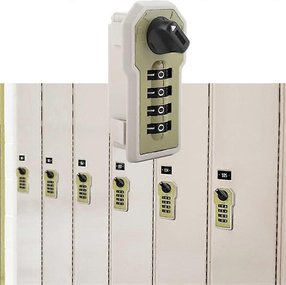 4 Digit Security Code Lock With Key85*38*21mm, 4-digit Combination Padlock, Password Lock For Cabinet Cupboard Drawer Box