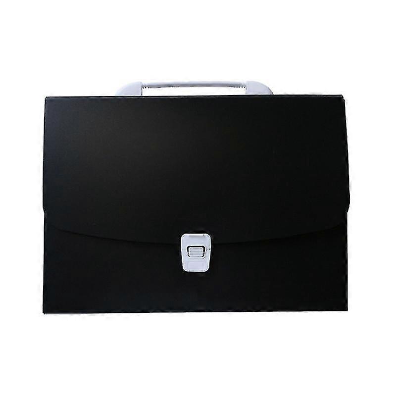 Portable Multi-Pocket A4 Expandable File Folder With 2 Sheets Sticky Index Tabs