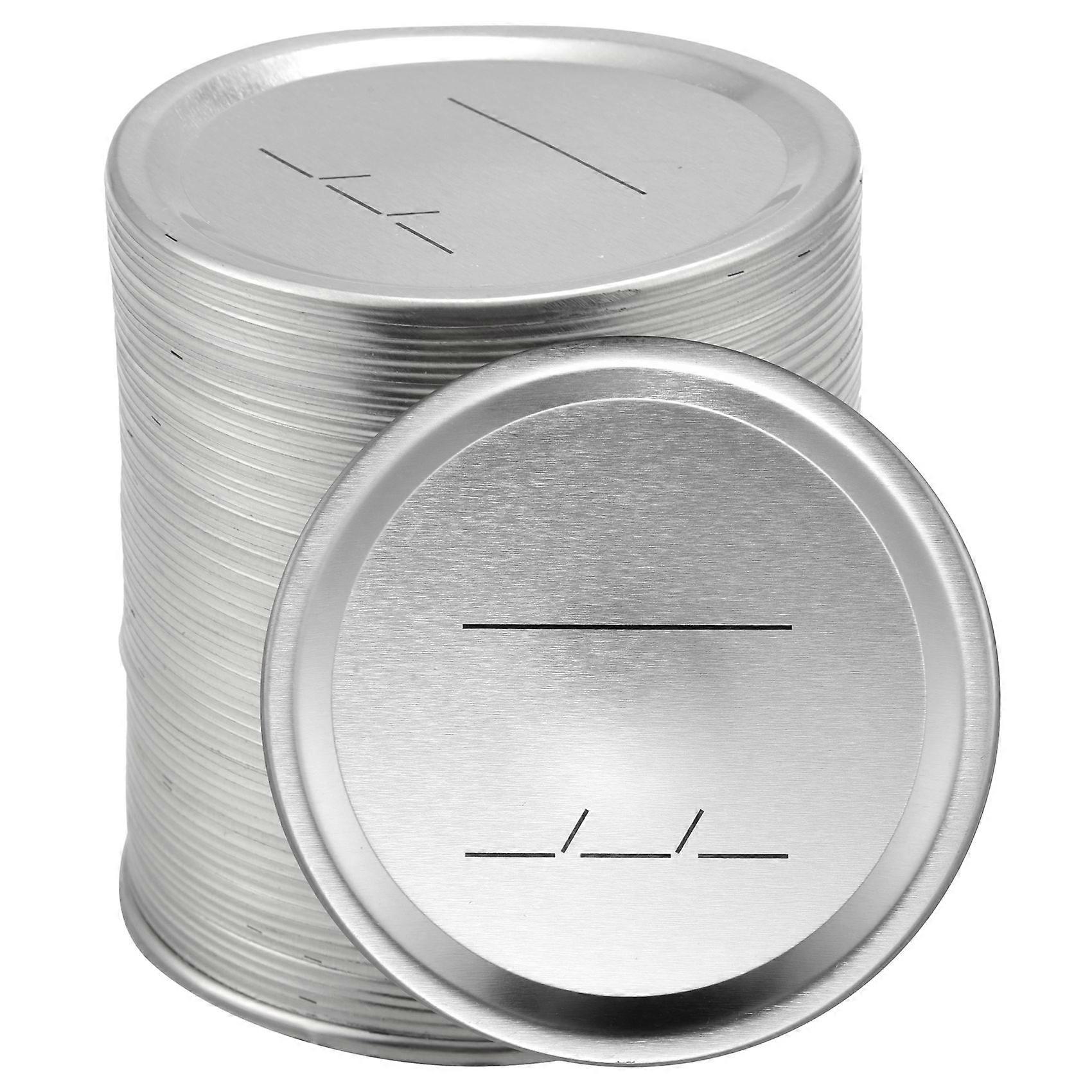 80Pcs Wide Mouth Canning Lids,Jar Canning Lids for Ball,Split-Type Lids Leak Proof 86mm Jar Lids for Canning