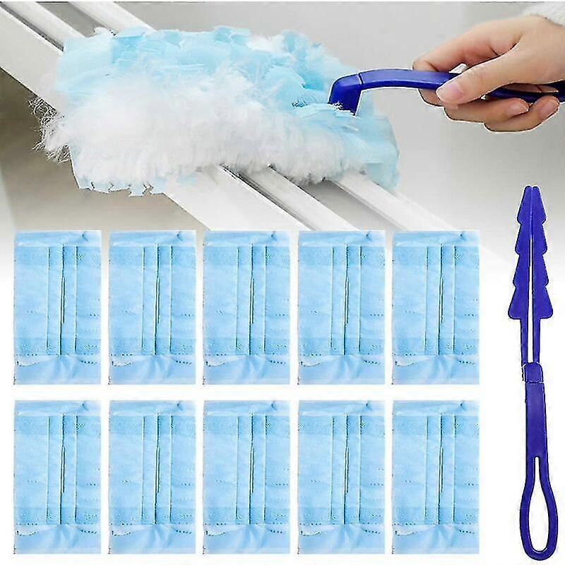 Microfiber Duster Dusters Cleaning Products And Accessories Super Hygienic Microfiber Washable Duster 1 Handle 10 Spare Cloths